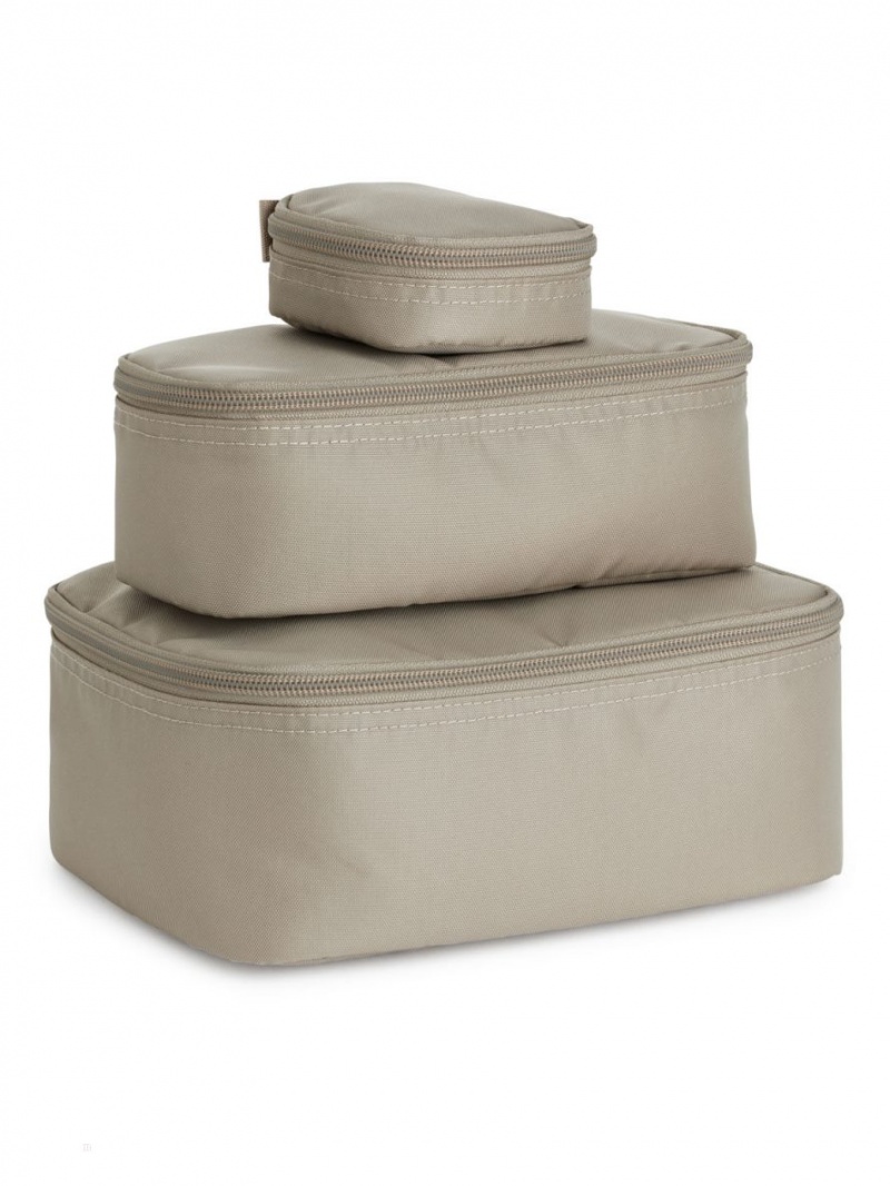 Genti De Voiaj Arket Travel Case Set of 3 Barbati Gri | Romania-BMLK43589