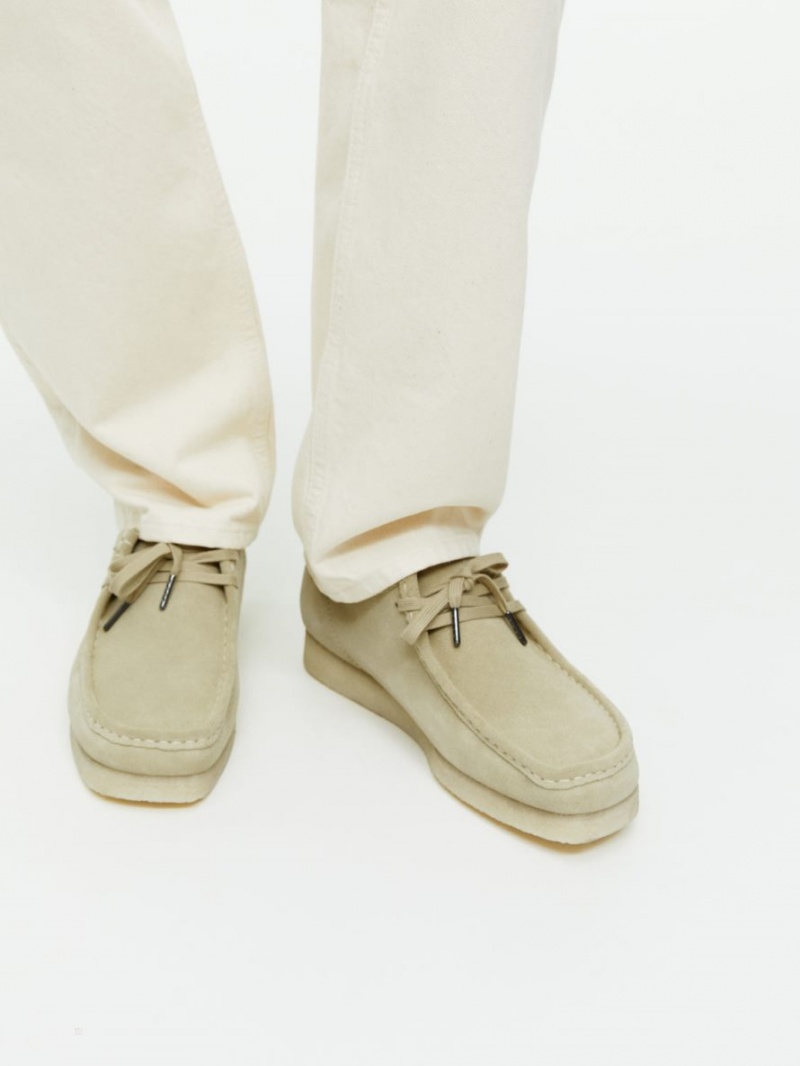 Ghete Chukka Arket Clarks Wallabee Barbati Bej | Romania-UINM32584