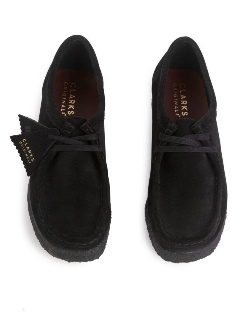 Ghete Chukka Arket Clarks Wallabee Barbati Negrii | Romania-YIBX69423