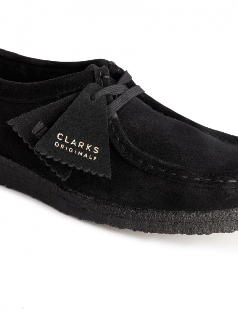 Ghete Chukka Arket Clarks Wallabee Barbati Negrii | Romania-YIBX69423