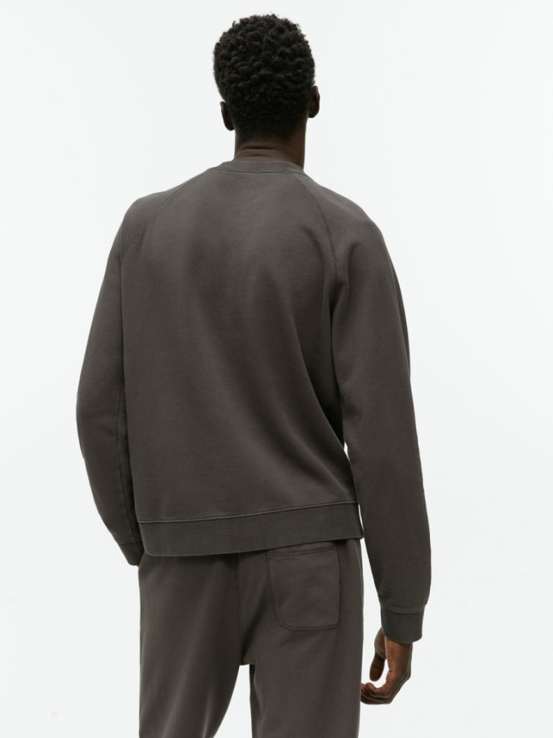 Hanorac Arket Active Garment-Dyed Barbati Maro Inchis | Romania-XEKR64271