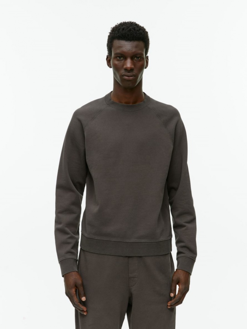 Hanorac Arket Active Garment-Dyed Barbati Maro Inchis | Romania-XEKR64271