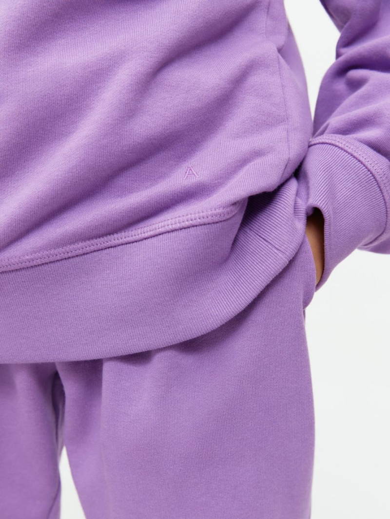 Hanorac Arket Bumbac Fete Violet | Romania-GNZK32859
