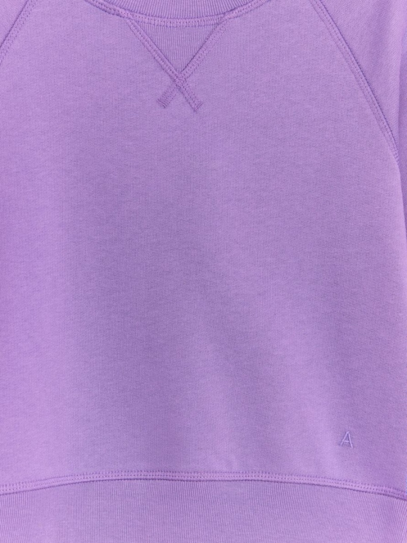 Hanorac Arket Bumbac Fete Violet | Romania-GNZK32859