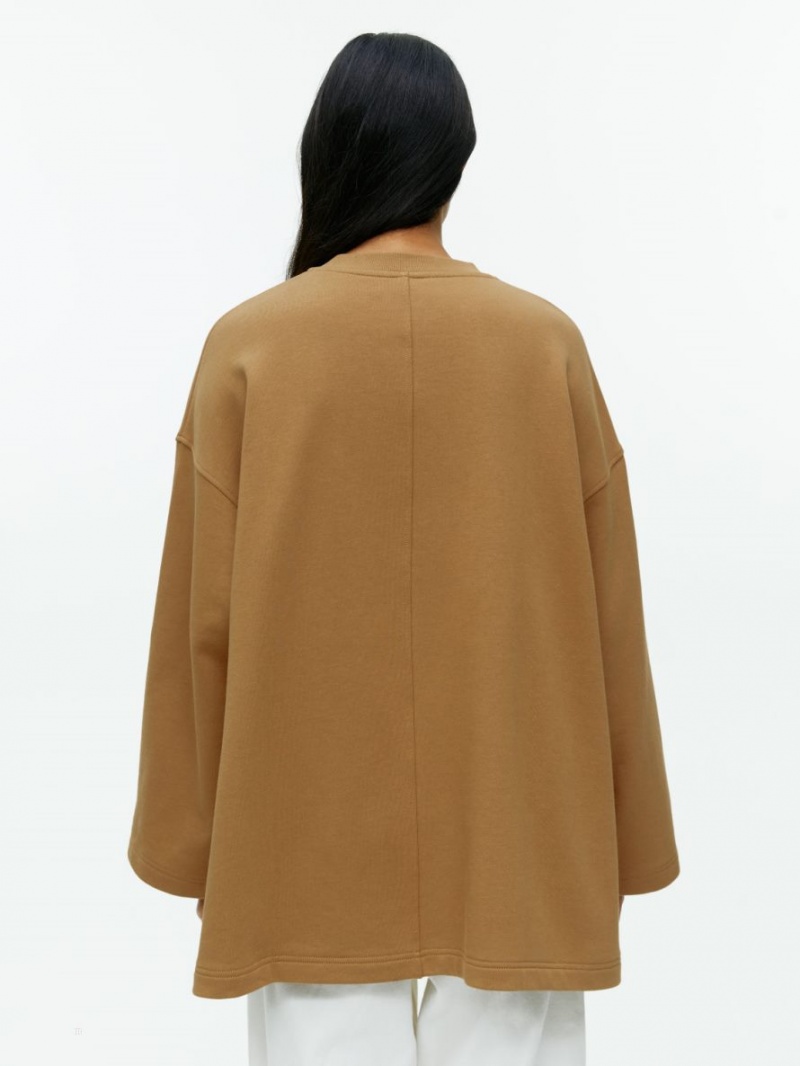 Hanorac Arket Relaxed Bumbac Dama Maro | Romania-QKJH75146