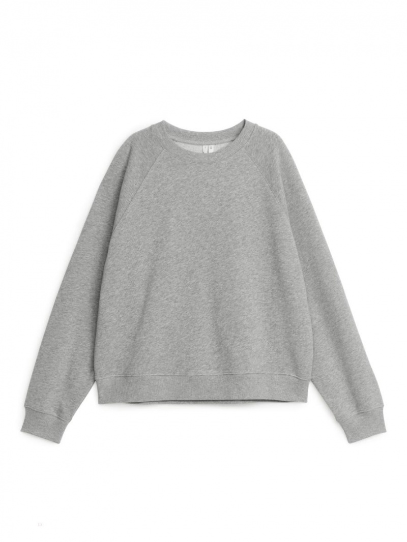 Hanorac Arket Soft French Terry Dama Gri | Romania-VRIL23490