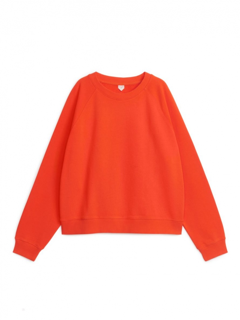 Hanorac Arket Soft French Terry Dama Portocalii | Romania-OCBJ58430