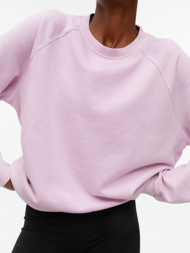 Hanorac Arket Soft French Terry Dama Roz | Romania-HITO87326