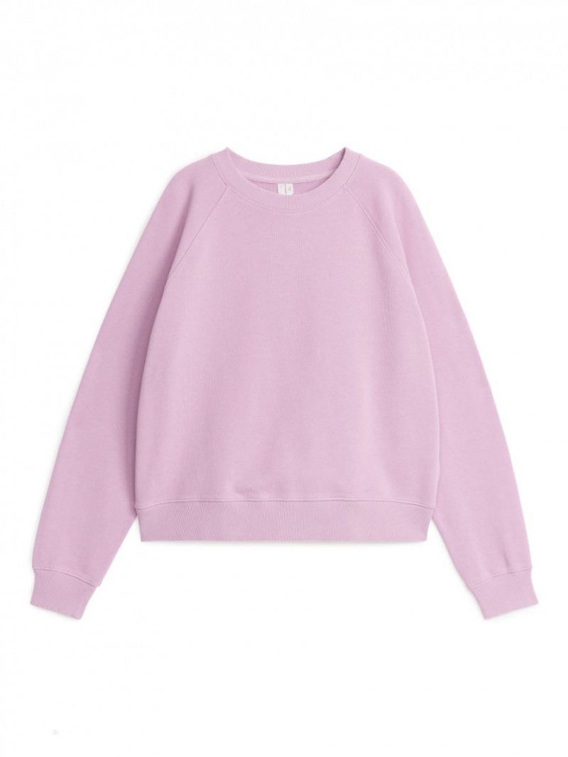 Hanorac Arket Soft French Terry Dama Roz | Romania-HITO87326