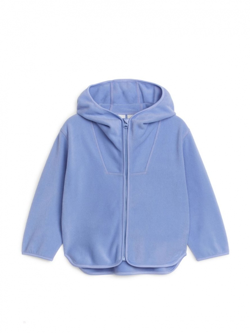 Hanorac cu Gluga Arket Fleece Fete Albastri | Romania-NSOE42503