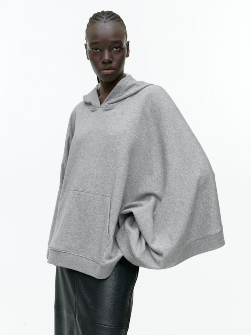 Hanorac cu Gluga Arket Oversized Dama Gri | Romania-CDKH01867