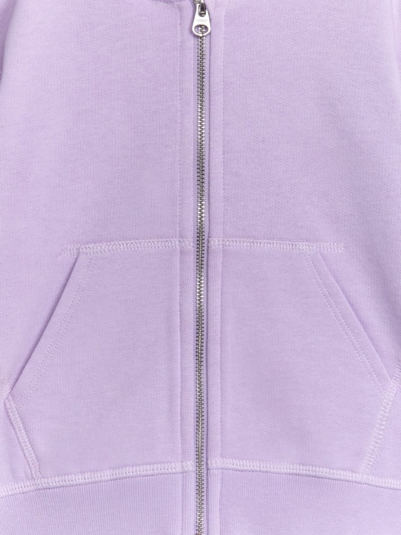 Hanorac cu Gluga Arket Zip Fete Violet | Romania-GRMO04375