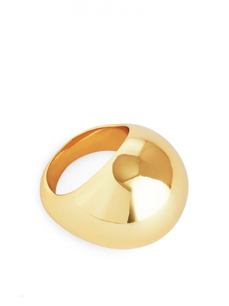 Inel Arket Gold-Plated Grosolan Sphere Dama Aurii | Romania-FNGK03168