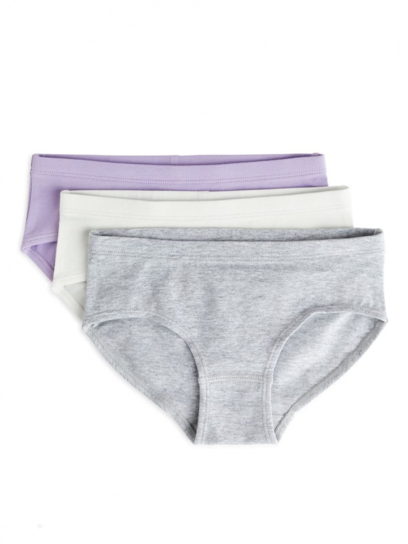 Lenjerie Arket Bumbac Jersey Briefs Fete Gri | Romania-WTPS92637
