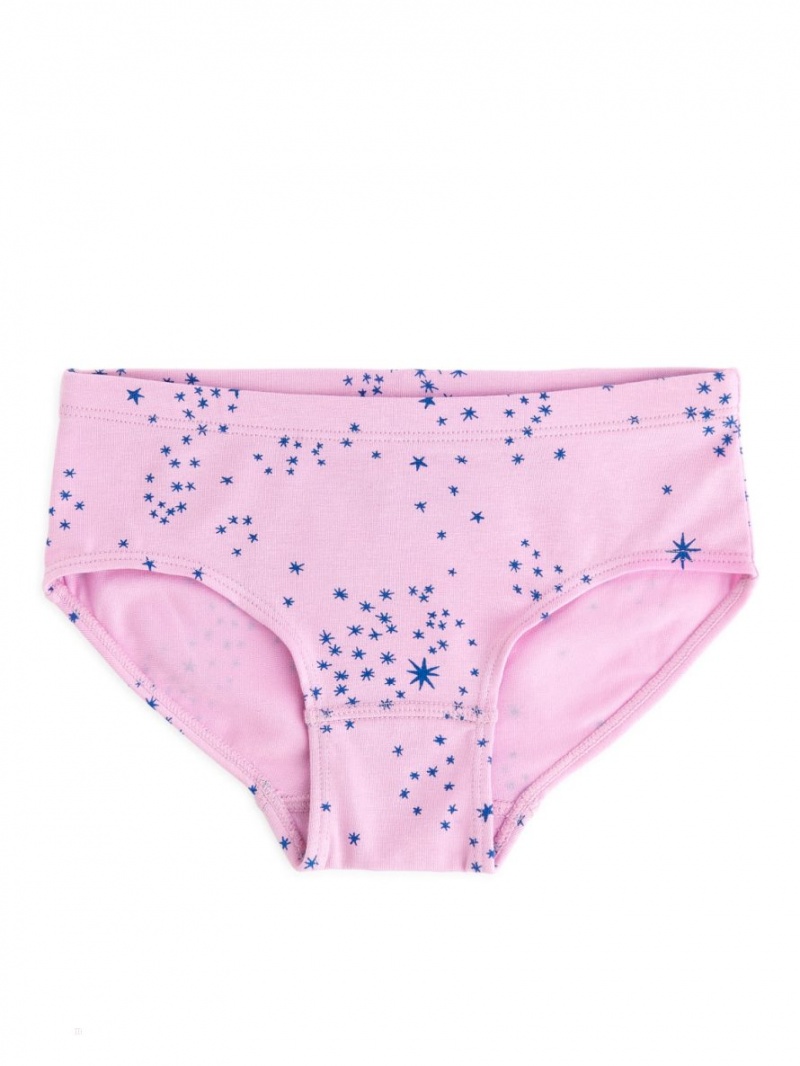 Lenjerie Arket Bumbac Jersey Briefs Fete Roz Violet | Romania-QRWH34820