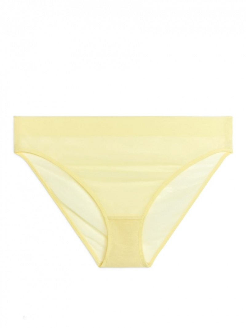 Lenjerie Arket Mesh Briefs Dama Galbeni | Romania-LDCS51204