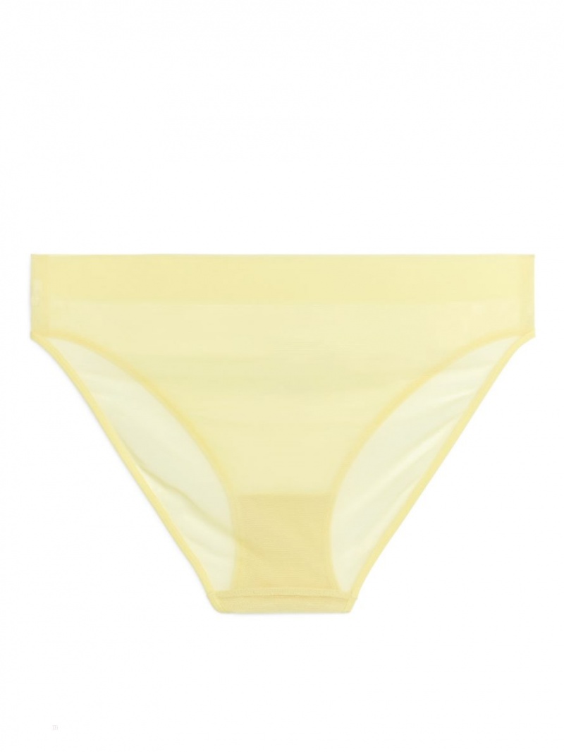Lenjerie Arket Mesh Briefs Dama Galbeni | Romania-LDCS51204