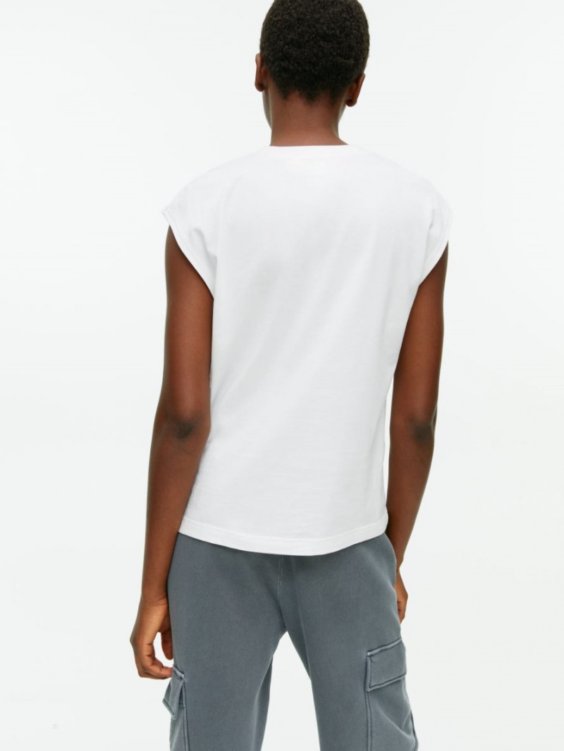 Maiou Arket Loose Fit Dama Albi | Romania-SWNG97258