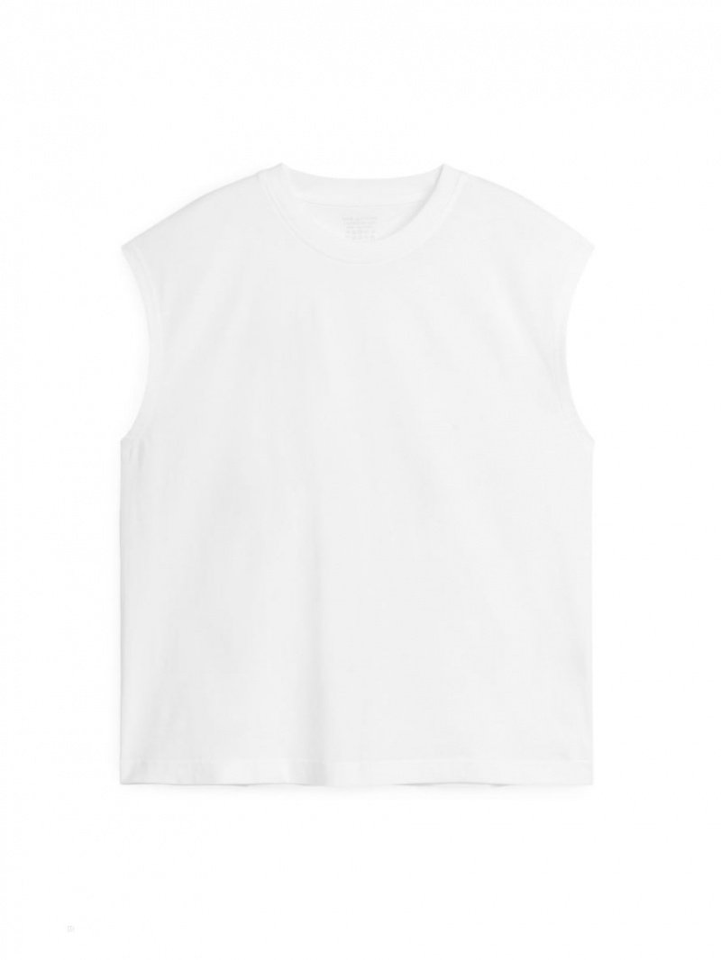 Maiou Arket Loose Fit Dama Albi | Romania-SWNG97258