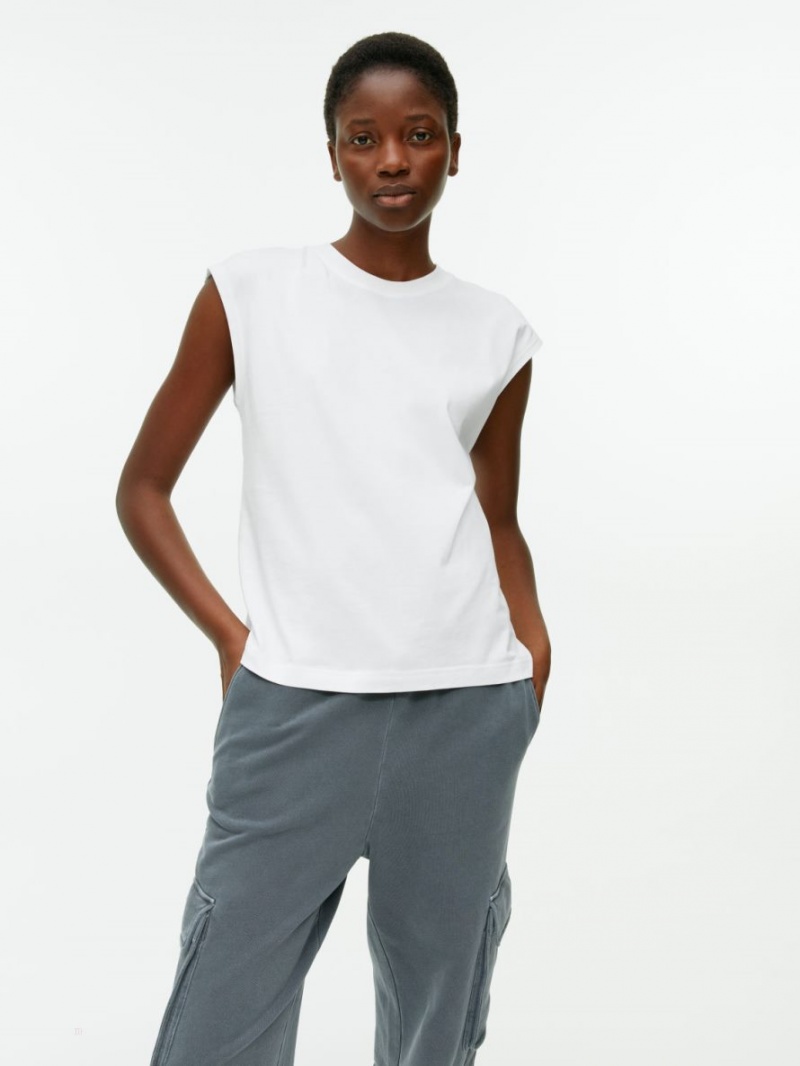 Maiou Arket Loose Fit Dama Albi | Romania-SWNG97258