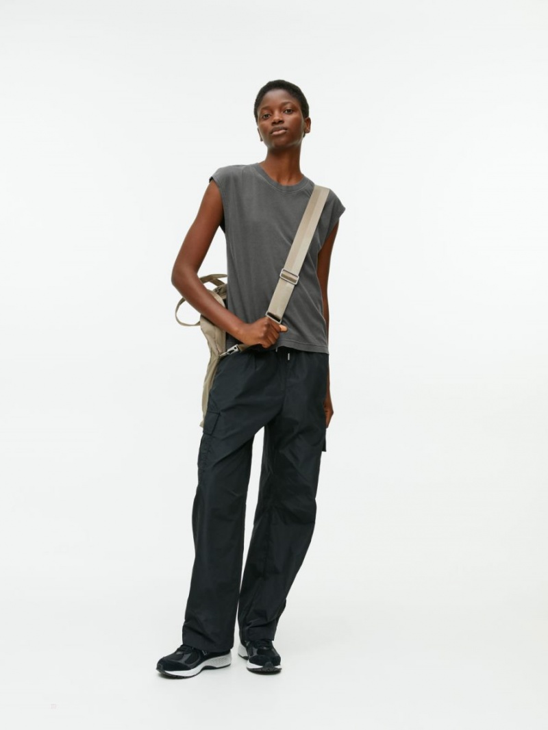 Maiou Arket Loose Fit Dama Negrii | Romania-LMIO39851