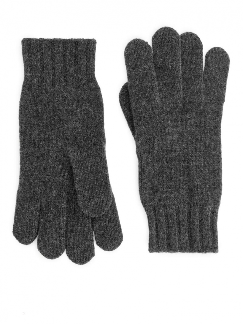 Manusi Arket Merino Dama Gri Inchis | Romania-ERLC36872