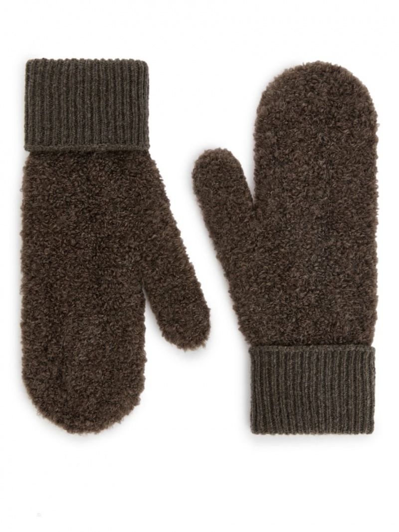 Mittens Arket Alpaca Blend Dama Maro | Romania-WKXL41368