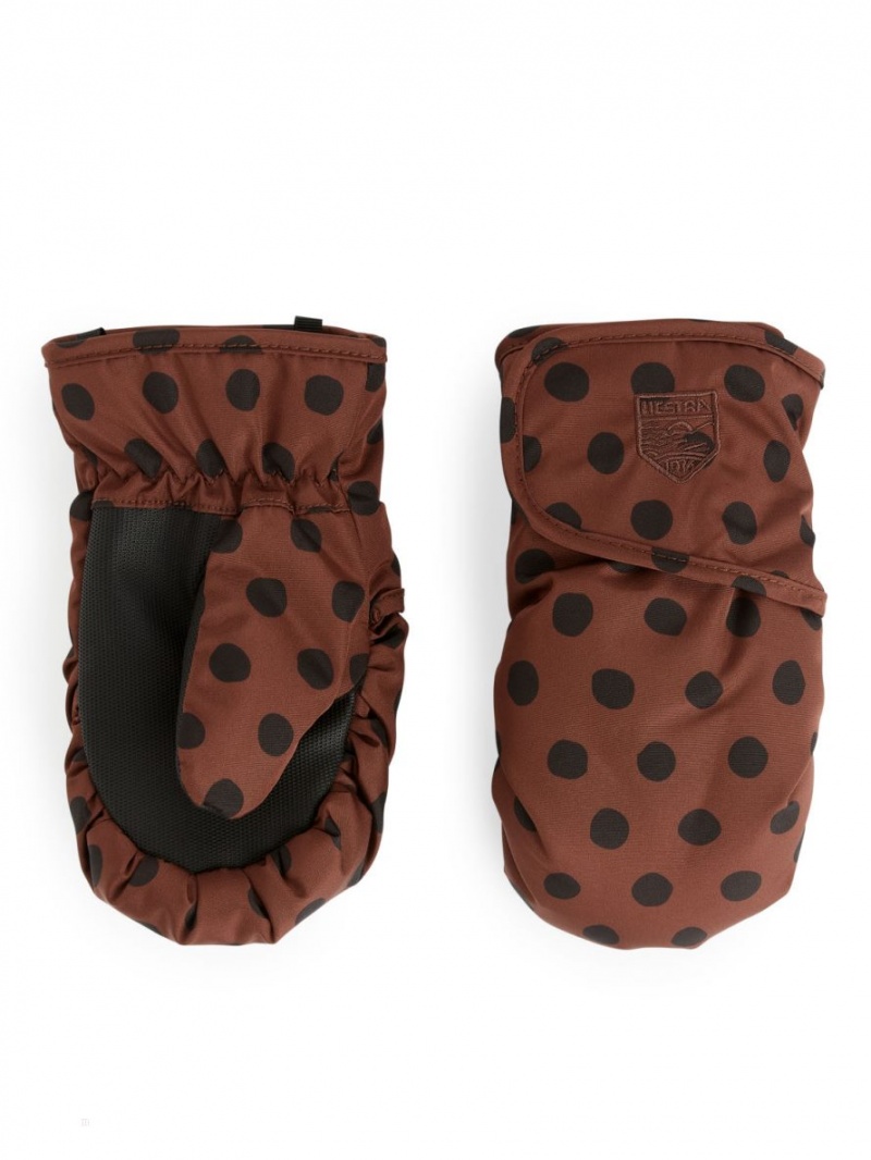 Mittens Arket Hestra Kids Hygge Fete Maro Negrii | Romania-DHME98263