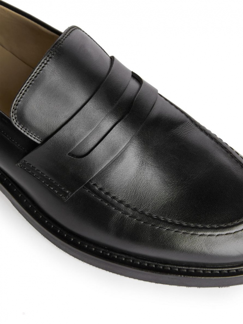 Mocasini Arket Penny Barbati Negrii | Romania-ISHV13574