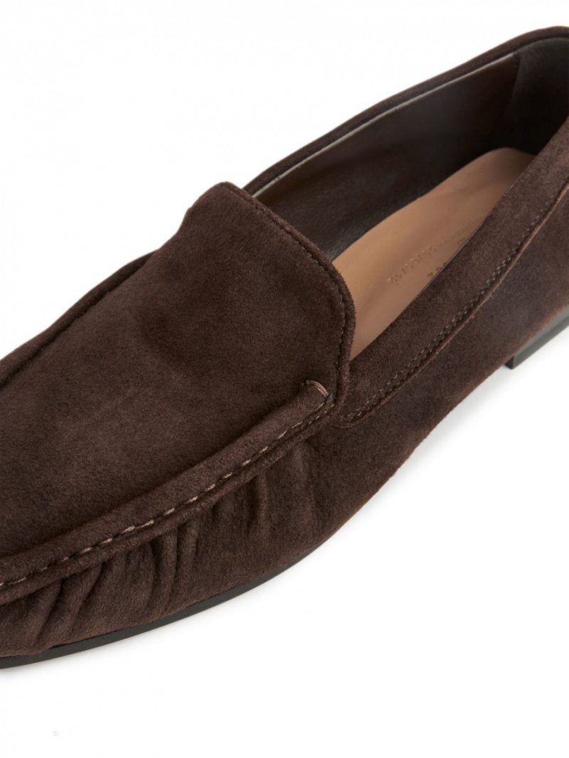 Mocasini Arket Piele Intoarsa Dama Maro | Romania-BEXO05641