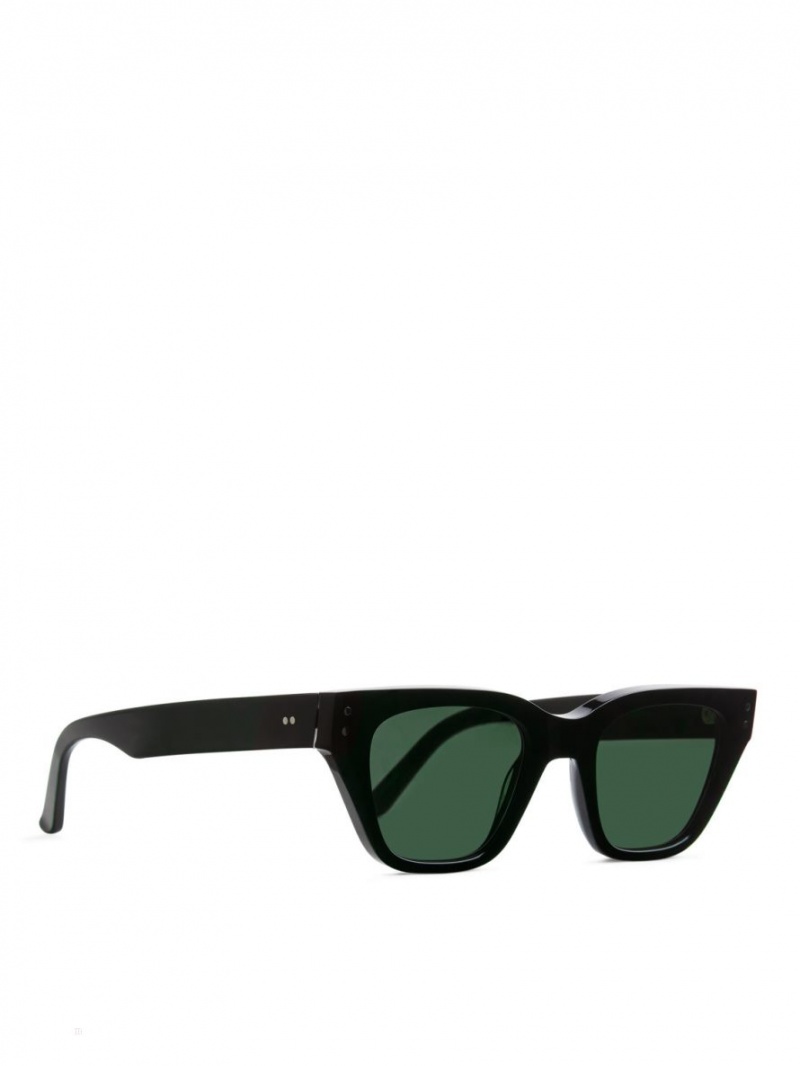 Ochelari de Soare Arket Monokel Eyewear Memphis Dama Negrii Verzi | Romania-BZIS86043