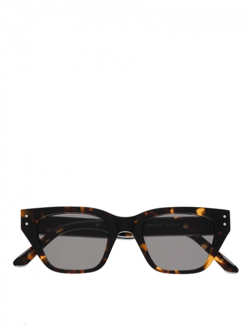 Ochelari de Soare Arket Monokel Eyewear Memphis Dama Gri | Romania-PAUR57108