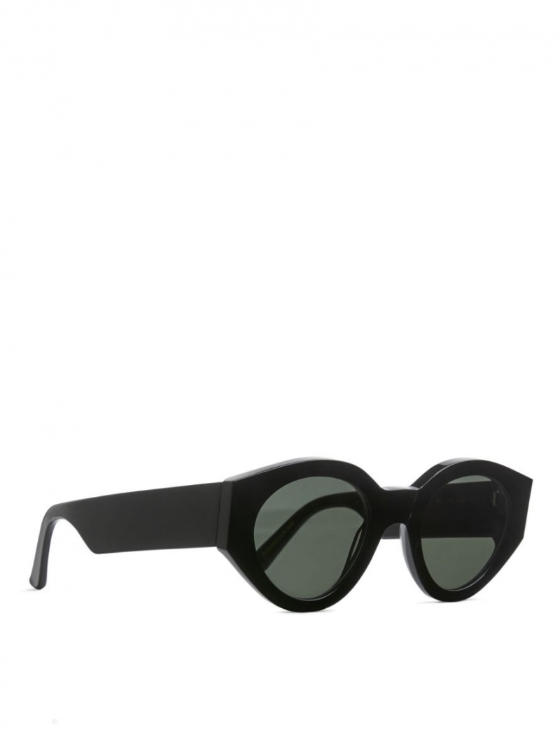 Ochelari de Soare Arket Monokel Eyewear Polly Dama Negrii Verzi | Romania-WARF24650