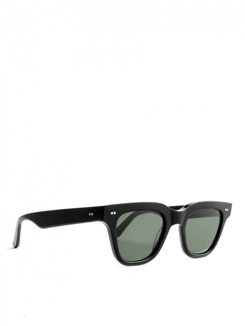 Ochelari de Soare Arket Monokel Eyewear Ellis Barbati Negrii | Romania-PQZU76402