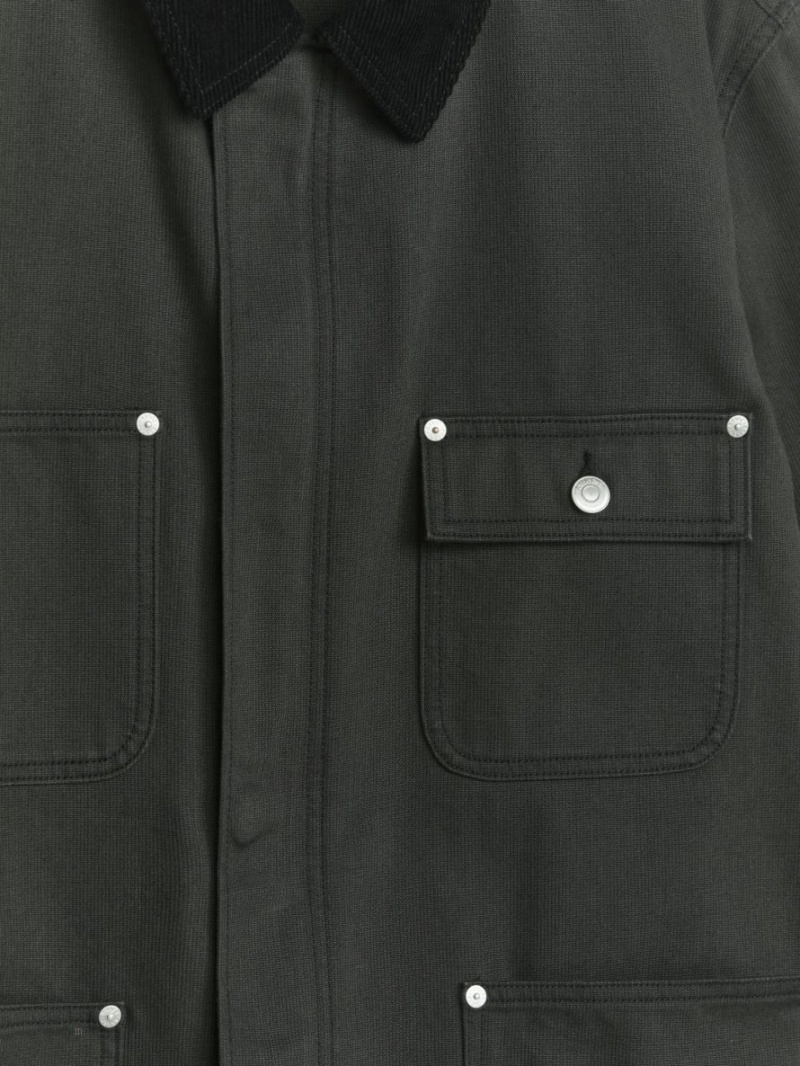 Overshirt Arket Bumbac Barbati Negrii | Romania-OLQI69428