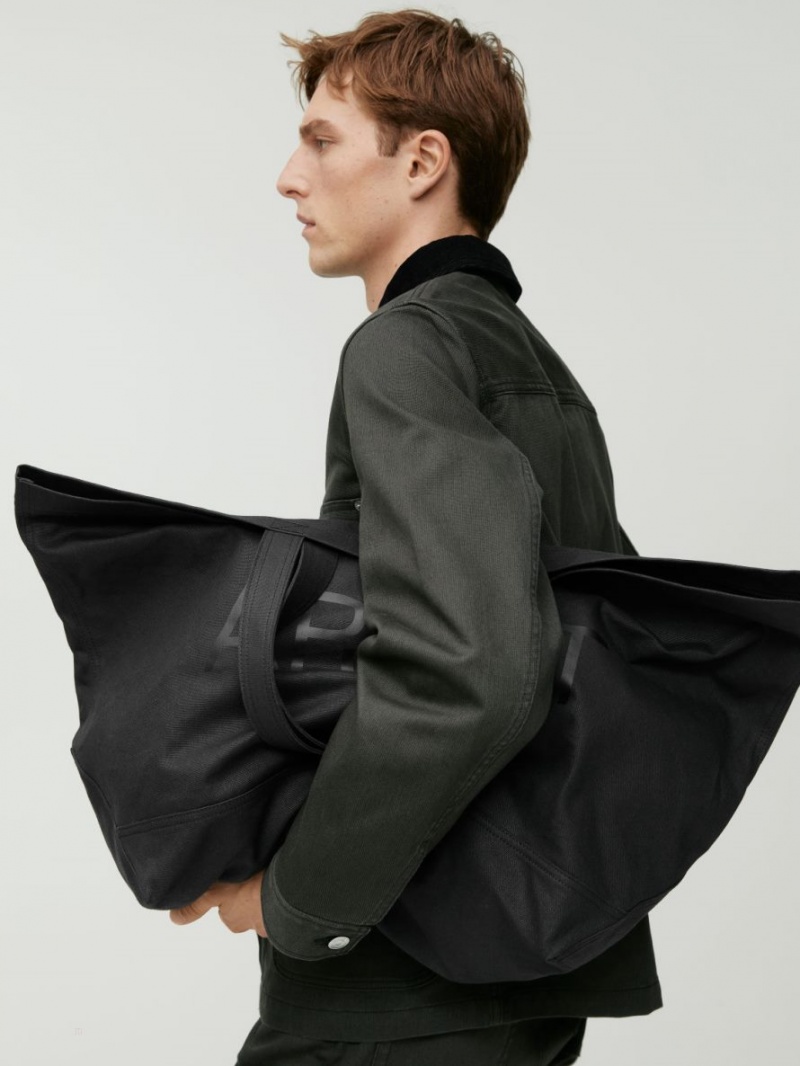 Overshirt Arket Bumbac Barbati Negrii | Romania-OLQI69428