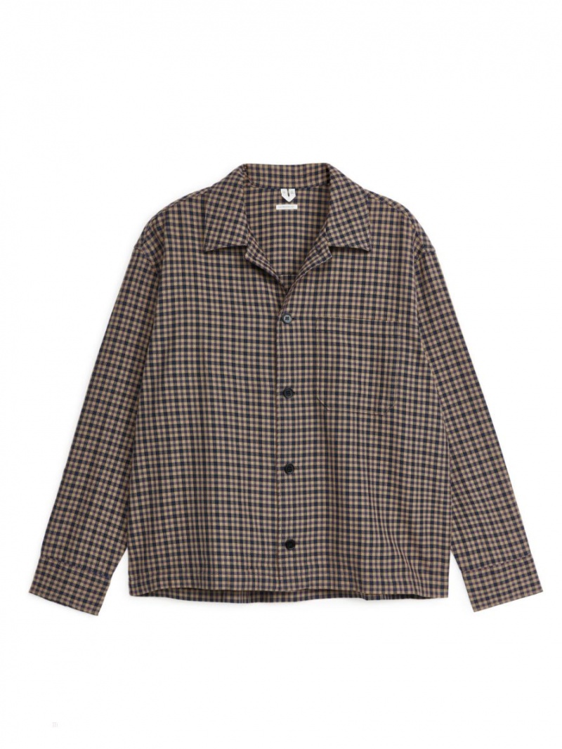 Overshirt Arket Casual Barbati Albastri Maro | Romania-FNPE31765