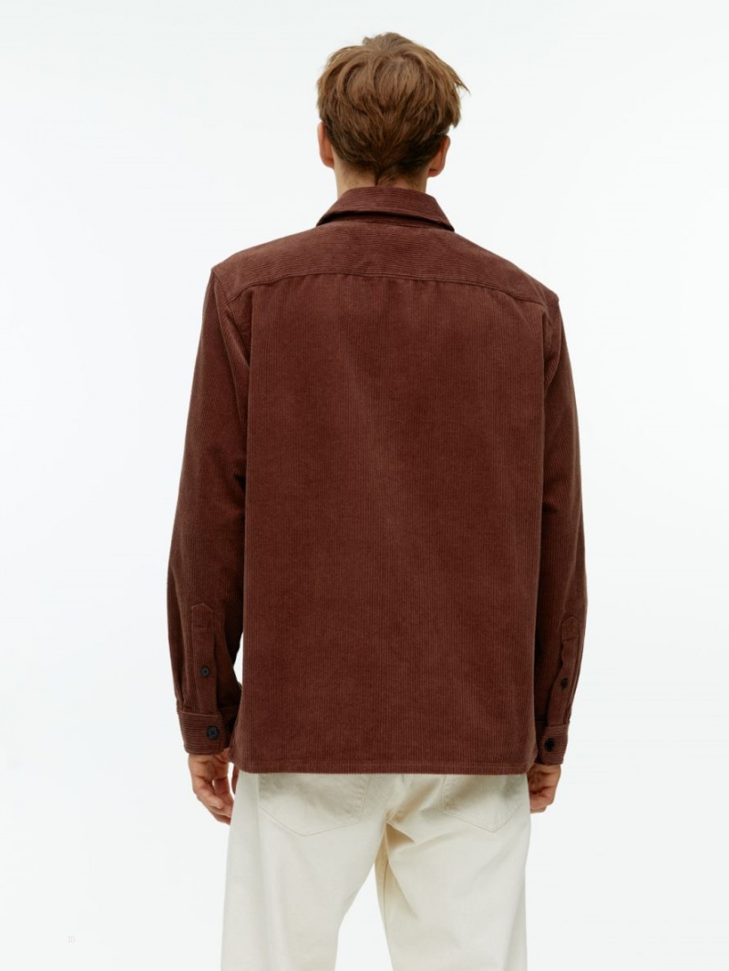 Overshirt Arket Corduroy Barbati Rosii | Romania-ATPS87136