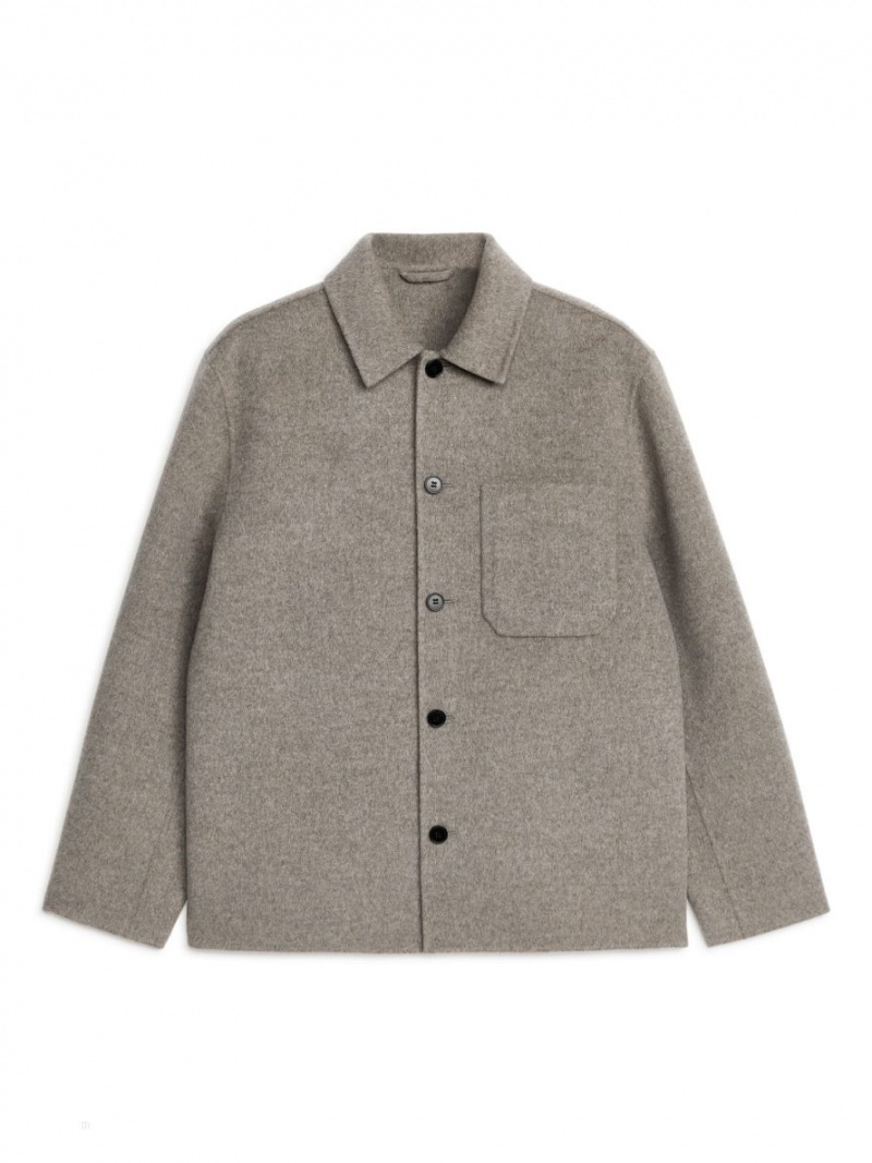 Overshirt Arket Doublé Barbati Gri | Romania-LHFI40783