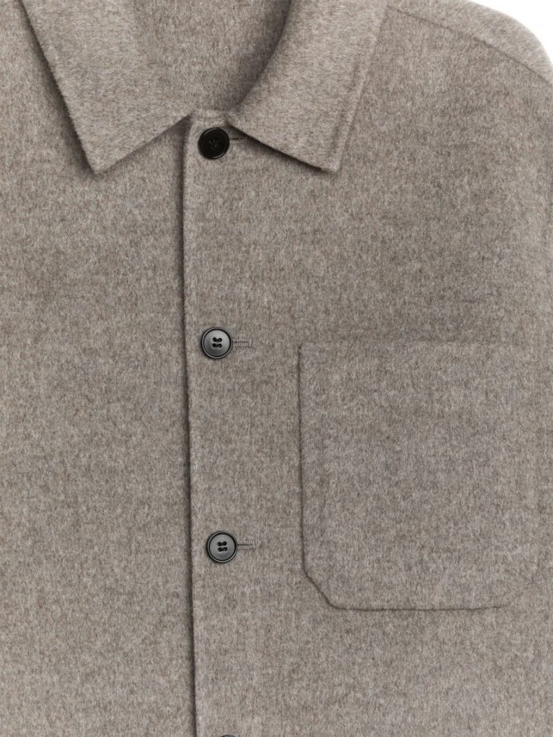 Overshirt Arket Doublé Barbati Gri | Romania-LHFI40783