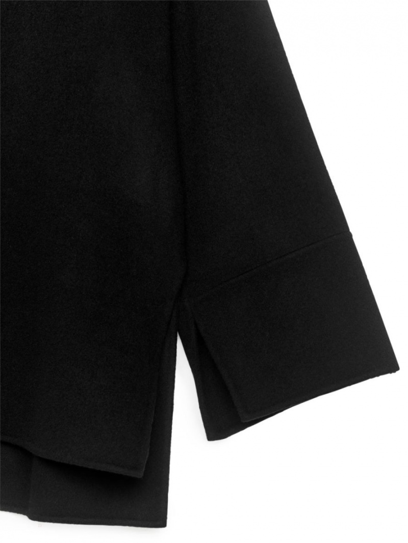 Overshirt Arket Double-Face Lână Dama Negrii | Romania-HTOF14026