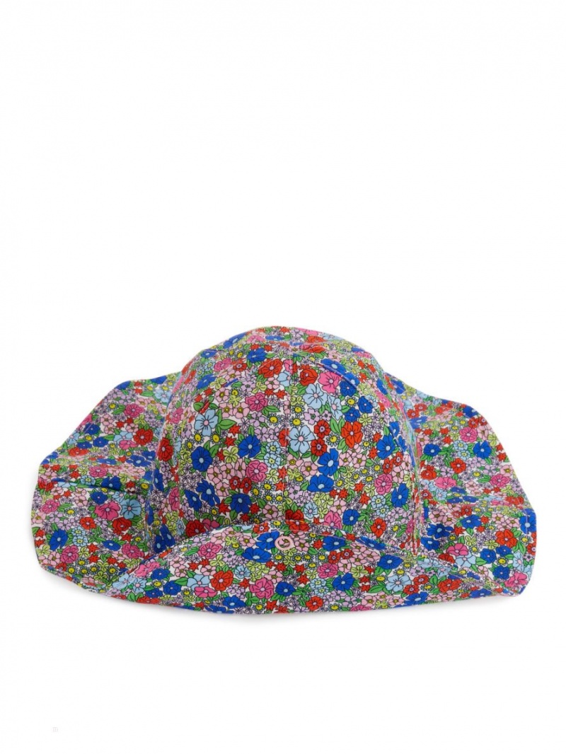 Palarie Arket Poplin Sunhat Fete Colorati | Romania-GOVE02174