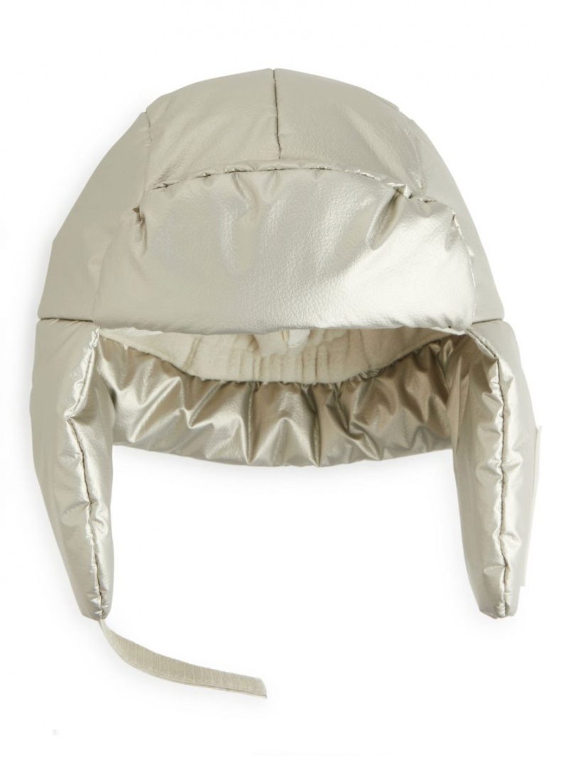 Palarie Arket Trapper Hat Fete Bej | Romania-XQWD57913