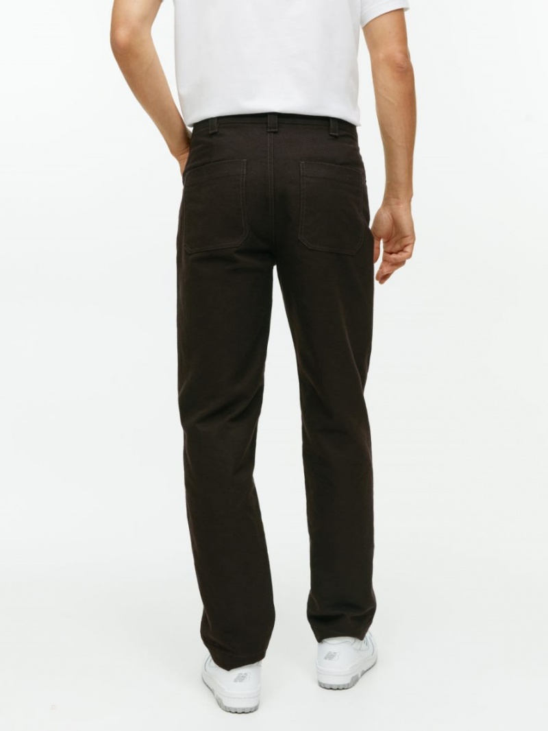 Pantaloni Arket Bumbac Moleskin Twill Barbati Maro Inchis | Romania-LTWZ12074