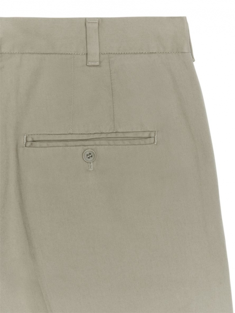 Pantaloni Arket Bumbac Twill Chinos Barbati Gri | Romania-CDGO10759