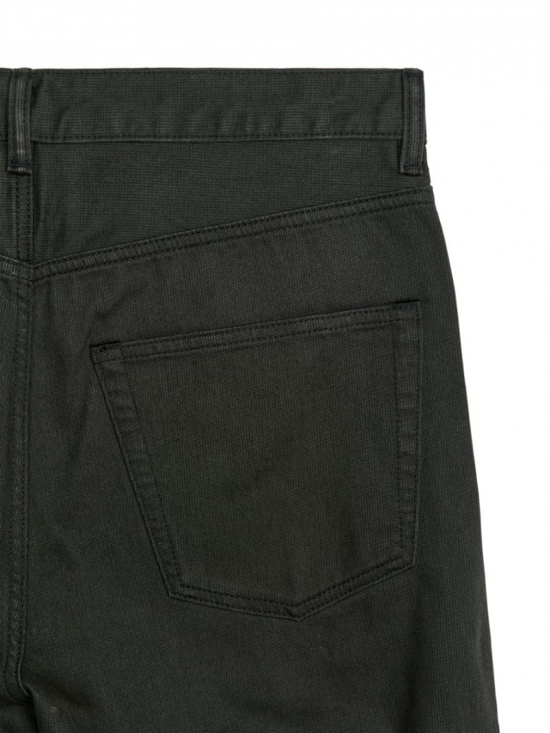 Pantaloni Arket COAST Relaxed Bedford Barbati Negrii | Romania-APVX28340