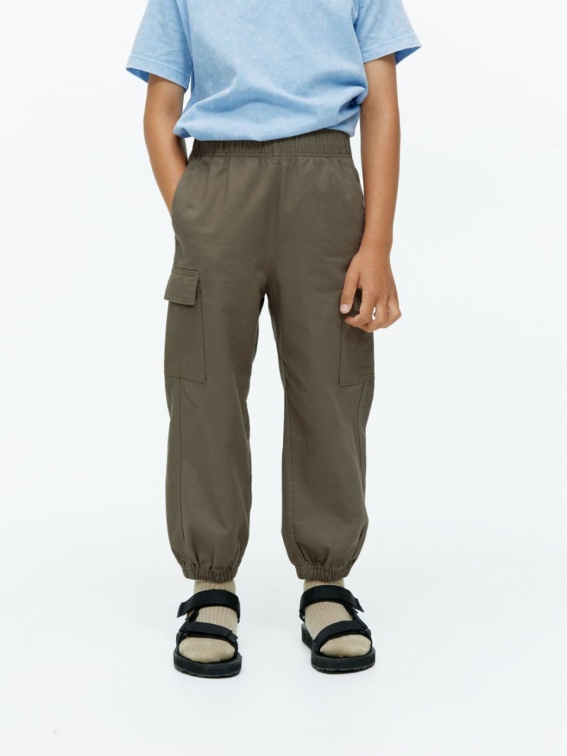 Pantaloni Arket Cargo Baieti Verzi | Romania-TYMV50279