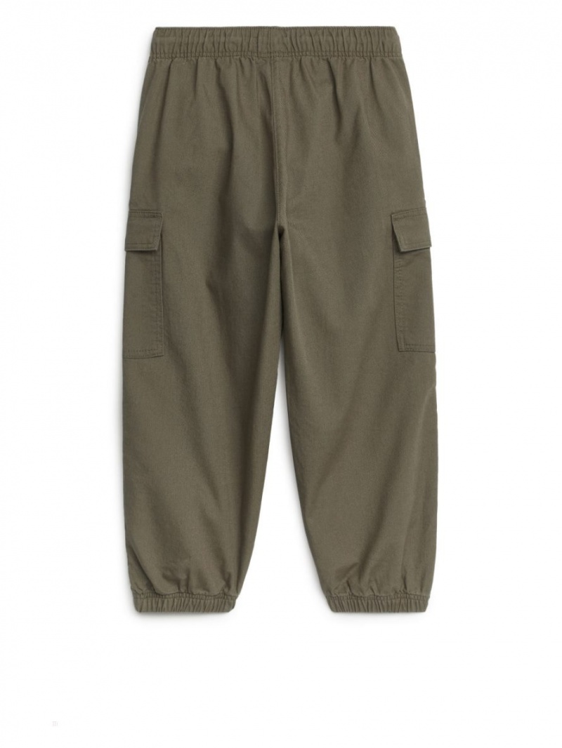 Pantaloni Arket Cargo Baieti Verzi | Romania-TYMV50279