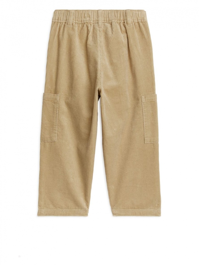 Pantaloni Arket Corduroy Baieti Bej | Romania-QZHO39587