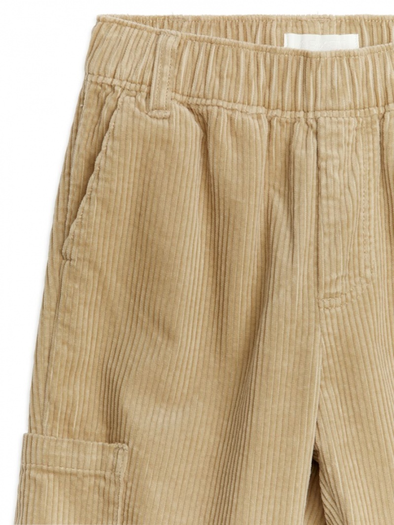Pantaloni Arket Corduroy Baieti Bej | Romania-QZHO39587